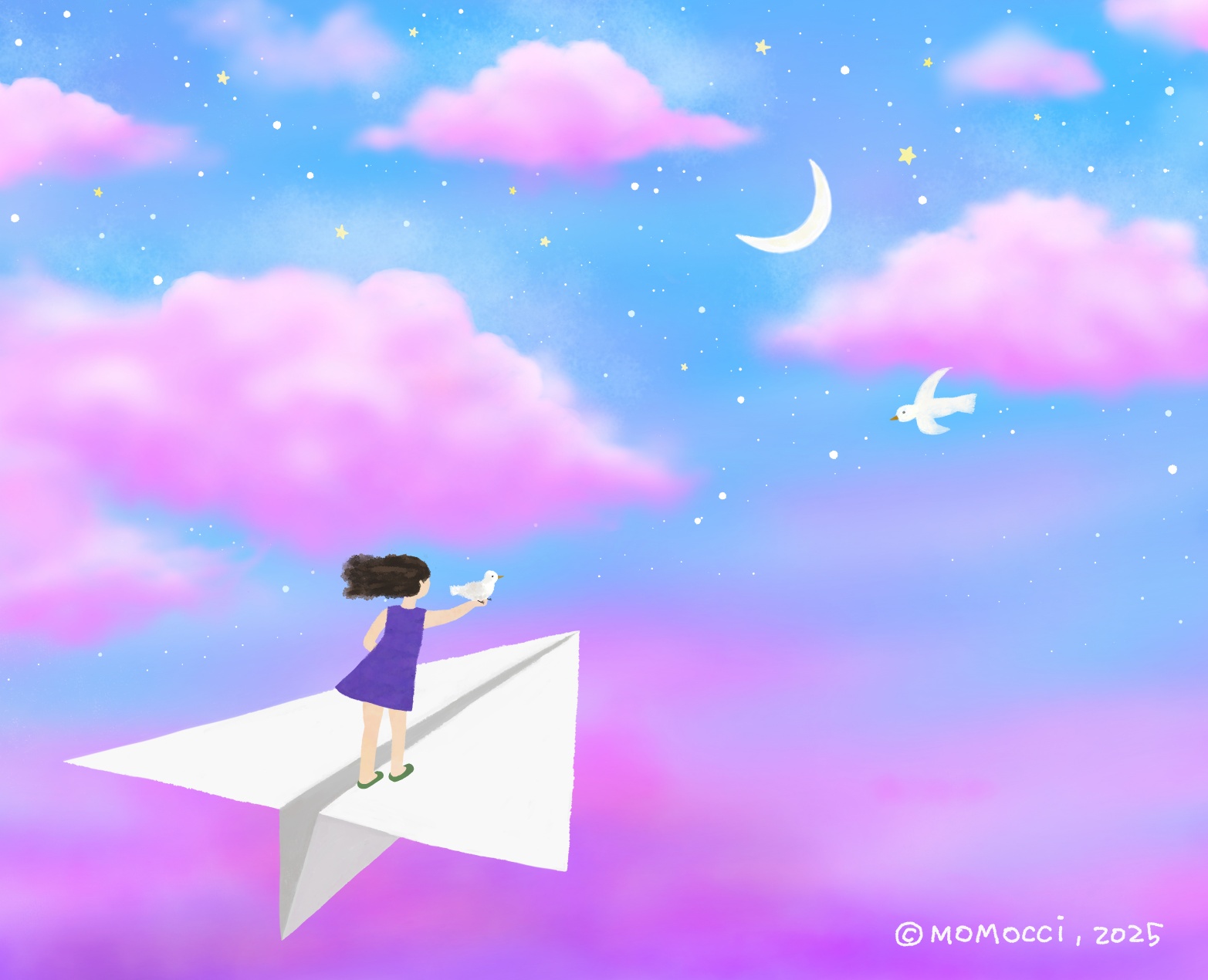 Pink cloud